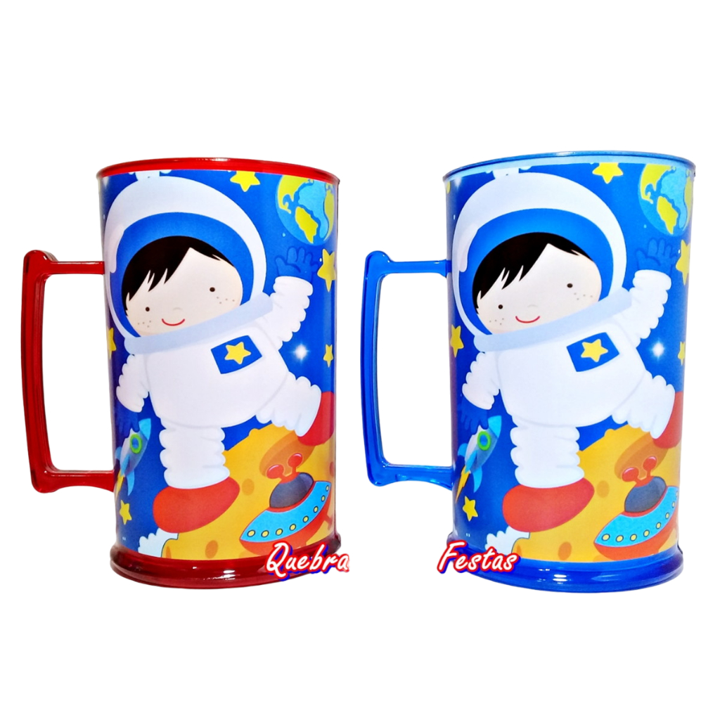 Astronauta Lembrancinhas Astronauta Caneca Decoração Astronauta  – Pct com 10 Unidades