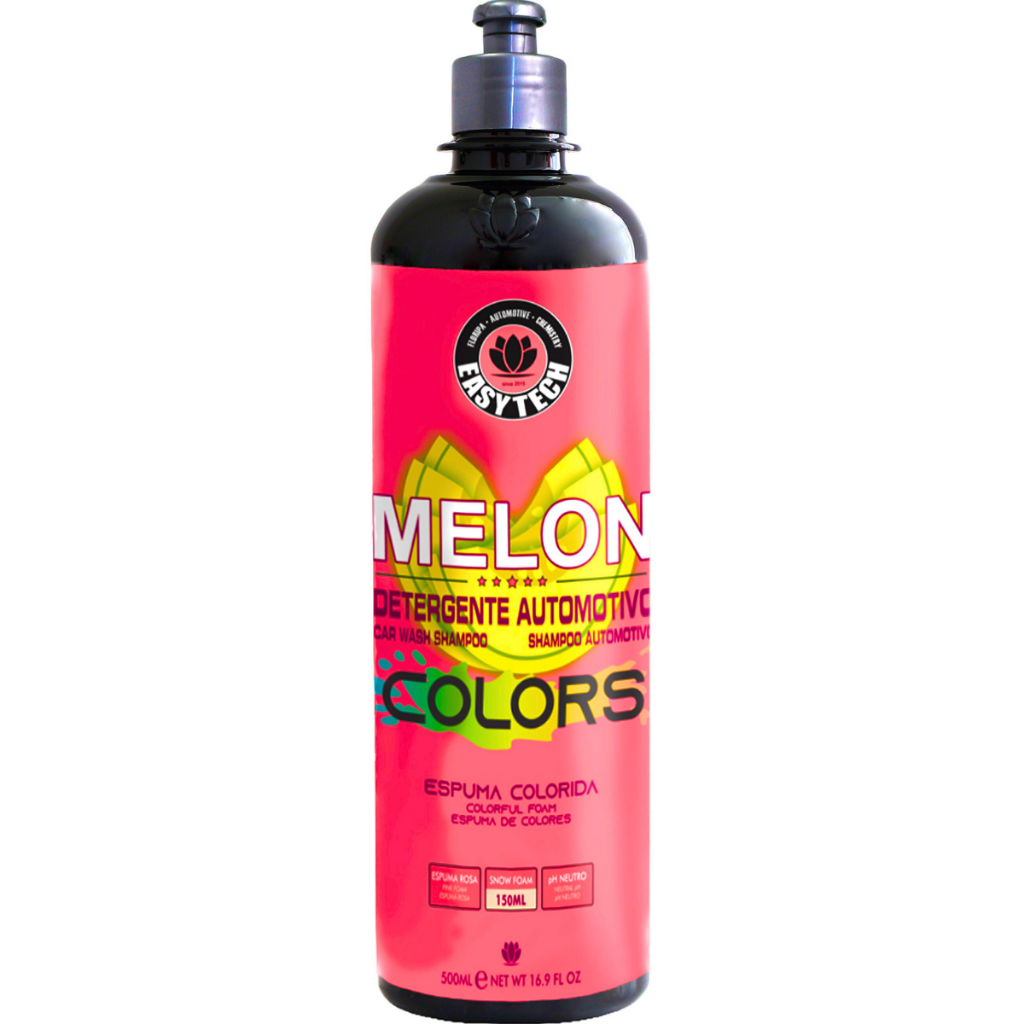 Melon 500ml Espuma Rosa Shampoo Concentrado Automotivo em Oferta na Shopee