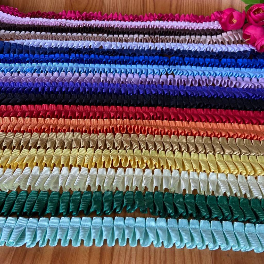 Fita drapeada TB1 com 22mm valor 2 Metro festa infantil personalizado de luxo em Oferta na Shopee