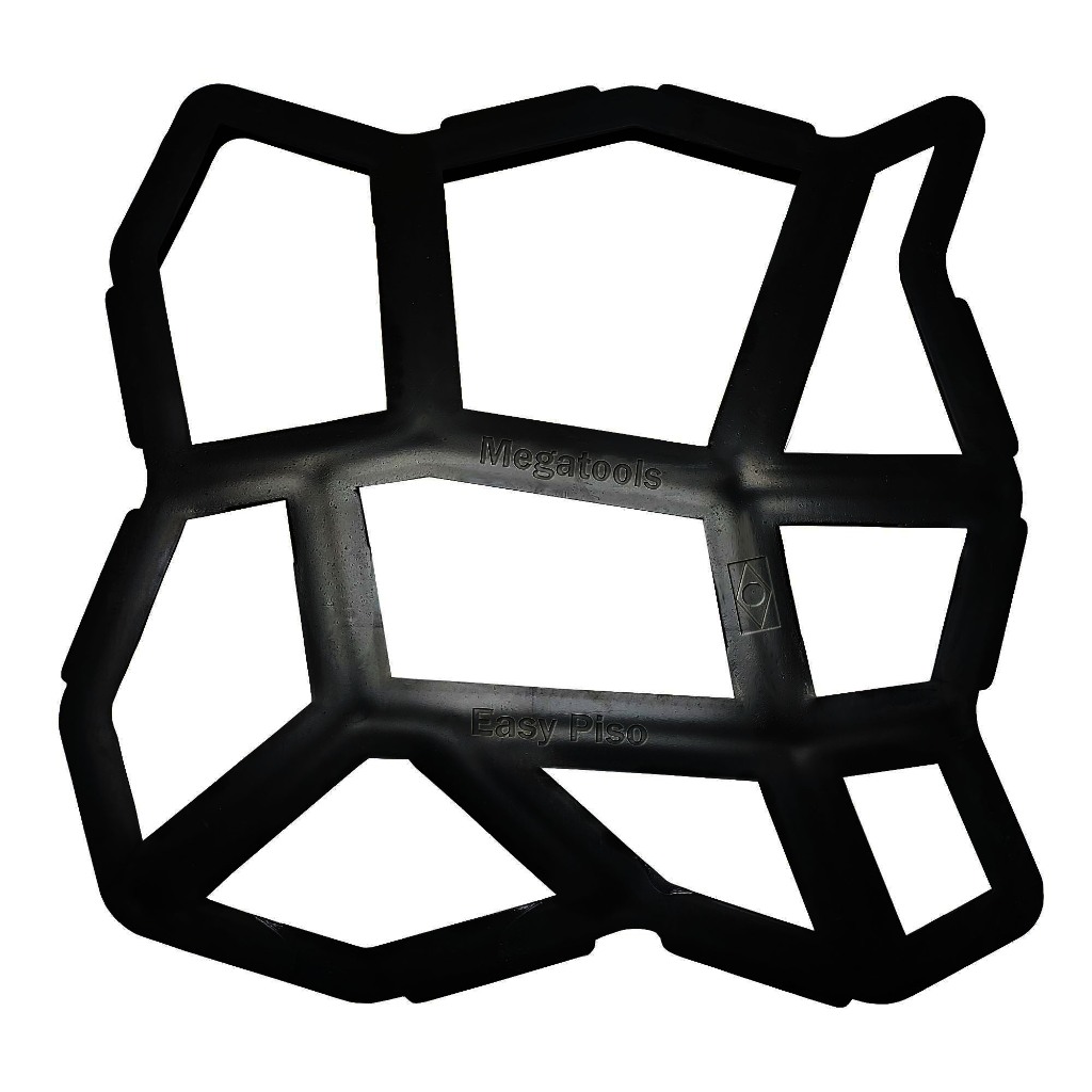 Forma Molde Bloquete Easy Piso - Decoração Caminho de Pedras p/ Jardim C/ Manual de Instruções