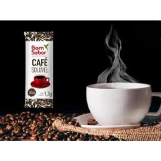 Café Solúvel - Sachê 1,3g | Caixa com 40 unid.Bom Sabor em Oferta na Shopee