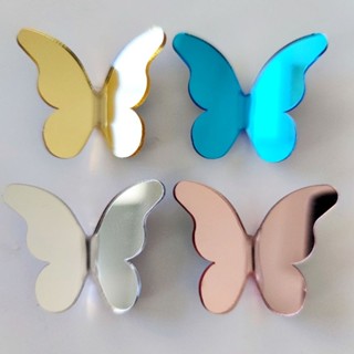 Kit com 10 Borboleta em acrílico 3D. Diversas cores e tamanhos. em Oferta na Shopee