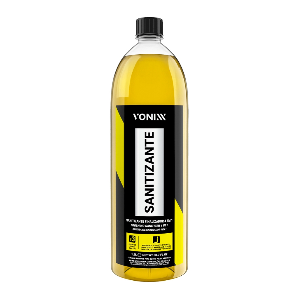 Sanitizante Vonixx 1,5L Finalizador 4 em 1 Estofados Carpetes Tapetes - Spare Parts and Accessories for Vehicles
