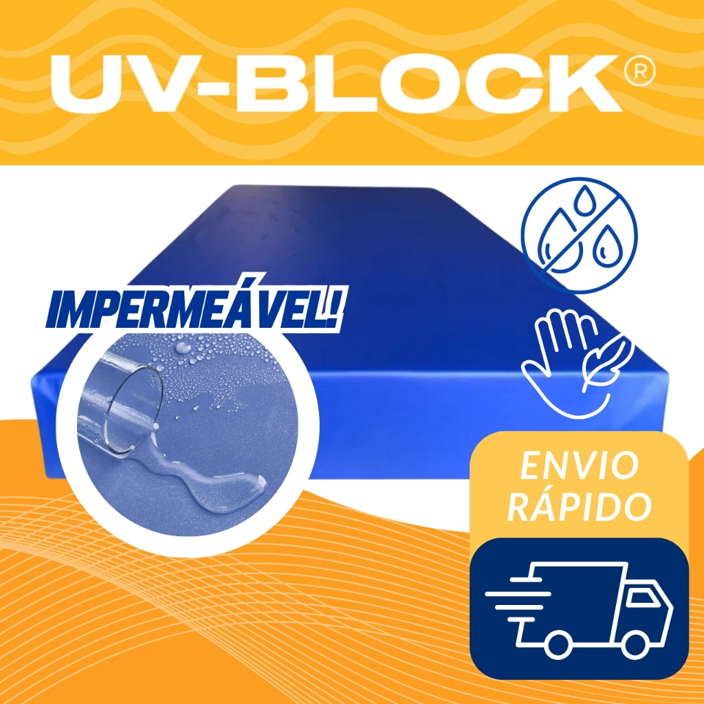 Capa de Colchão Hospitalar Azul Material NAPA Premium Impermeável Hipoalergênico em Oferta na Shopee