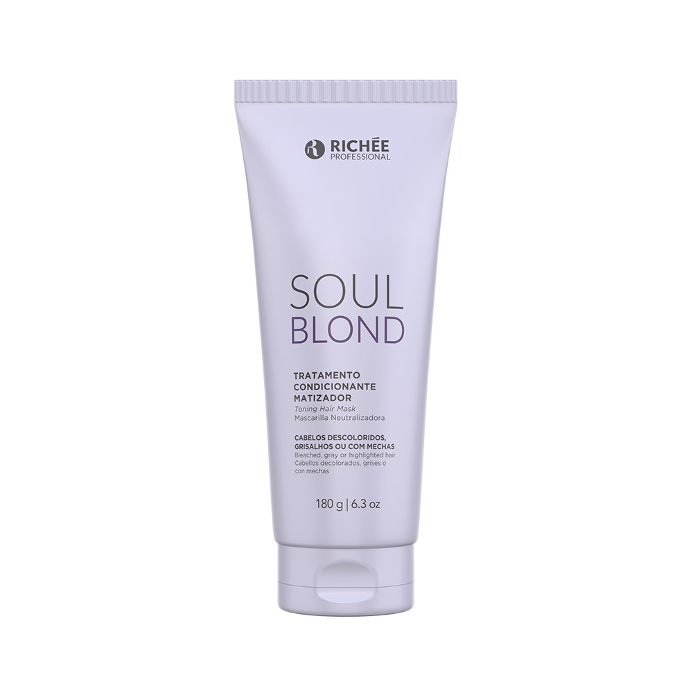 Máscara Matizadora Soul Blond Matizador - 180g Richée Professional