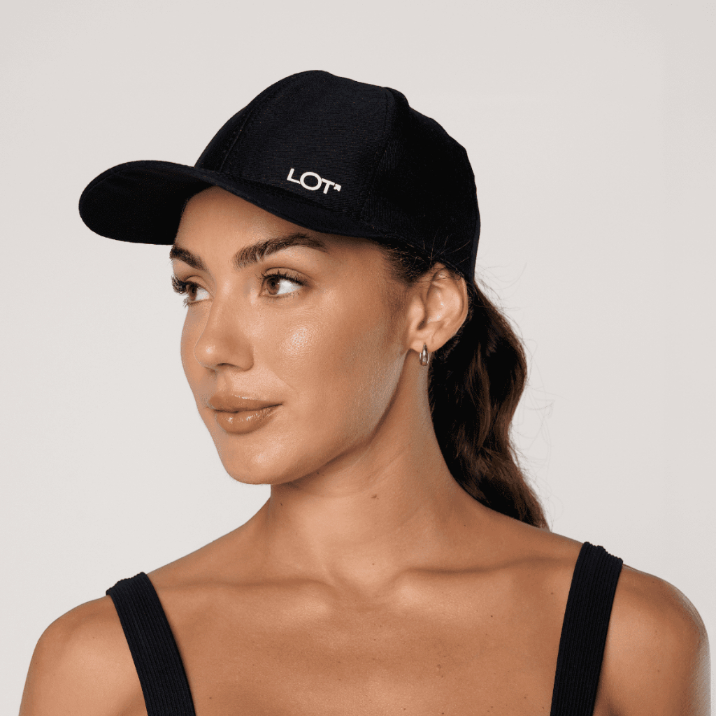 Boné Feminino Preto LOT Fitness Coleção Elevate