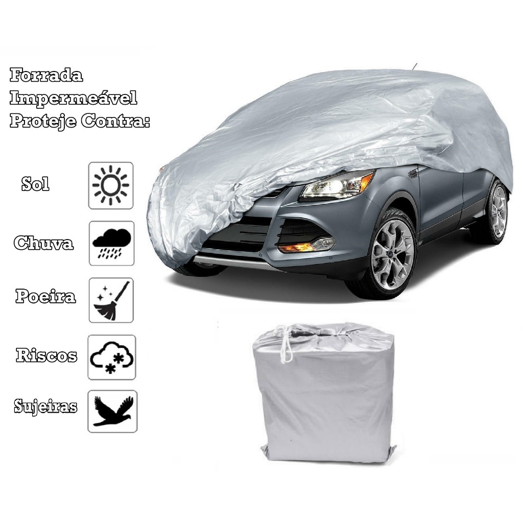 Capa cobrir carro Toyota Etios Sedan com forro central e 100% Impermeável Proteção Total Bezzter