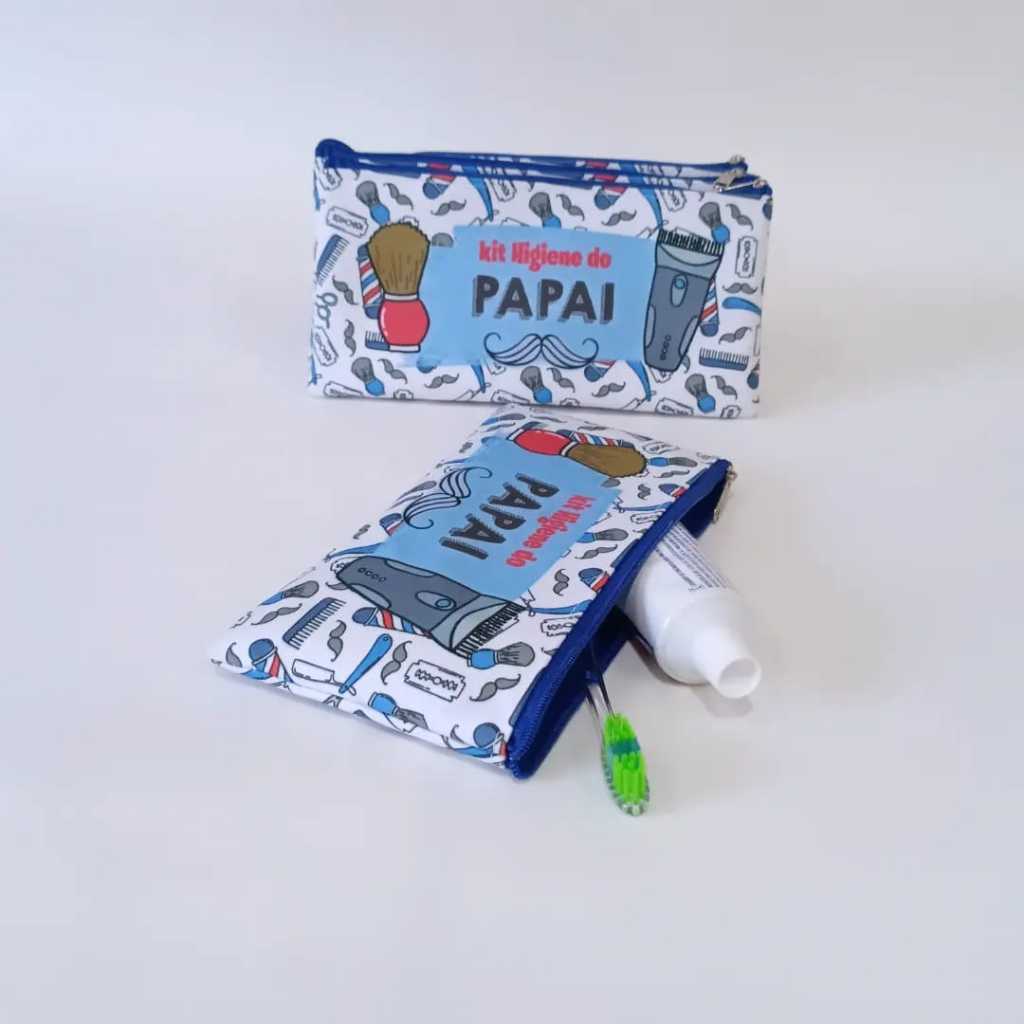 Lembrança para dia dos Pais necessaire kit higiene c/10