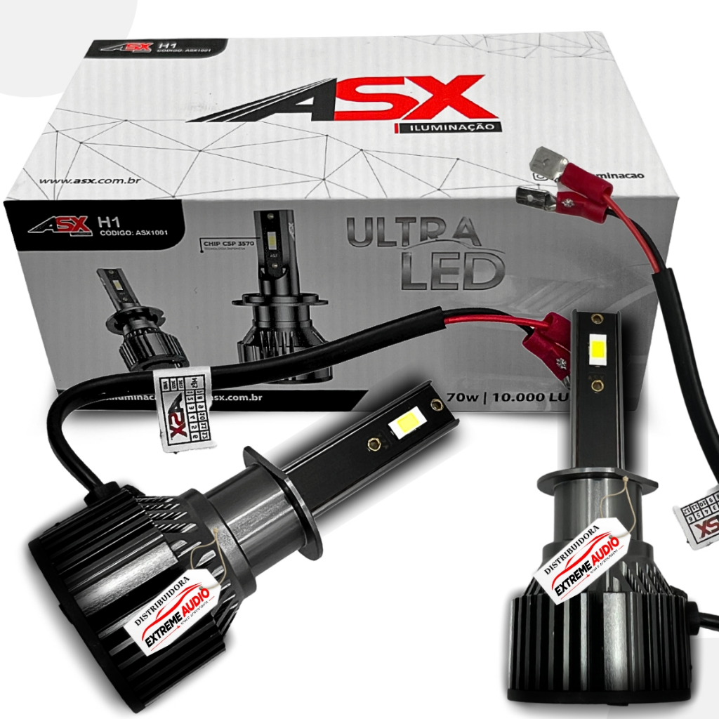 UltraLed 6000k 10000Lumens Asx 70W Caneller Canbus LampadaLed em Oferta na Shopee