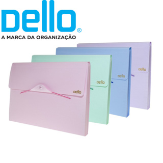 Pasta Sanfonada Com 12 Divisórias A4 Serena Tom Pastel Dello em Oferta na Shopee