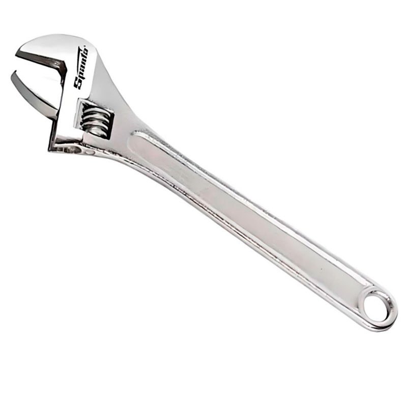 Chave Inglesa Ajustavel Profissional de Aço 12 Pol, 10 Pol, 8 Pol, 6 Pol