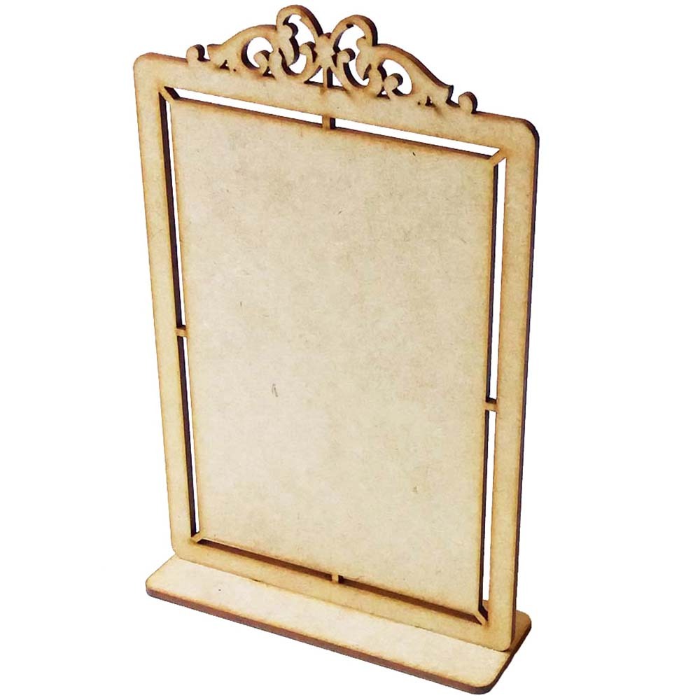 Kit 15 Placa display Totem Porta Foto 10x15 provençal mdf cru Mini Painel cenario Mdf Vertical