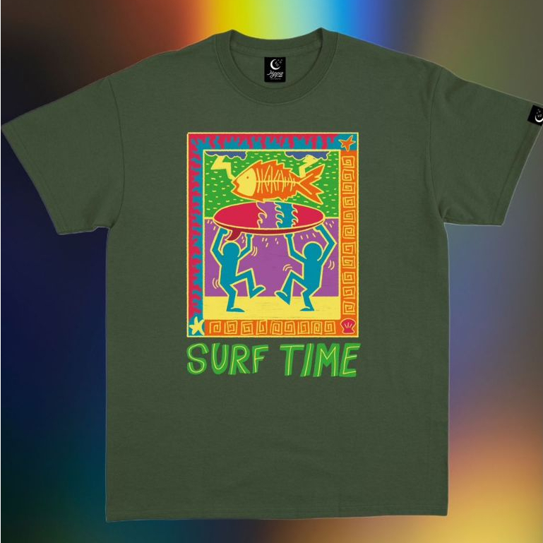 Camiseta Surf Time - Escolha a Cor