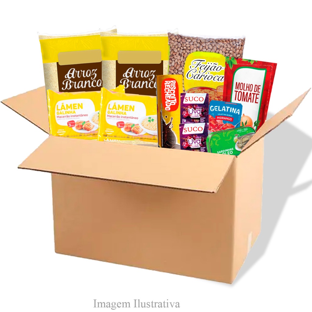 Cesta Básica De Alimentos Completa - 11 Itens - Doação — imagem 2 de 2