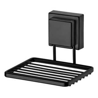 Saboneteira com Ventosa  Preto Fosco Future 8051PT Future em Oferta na Shopee