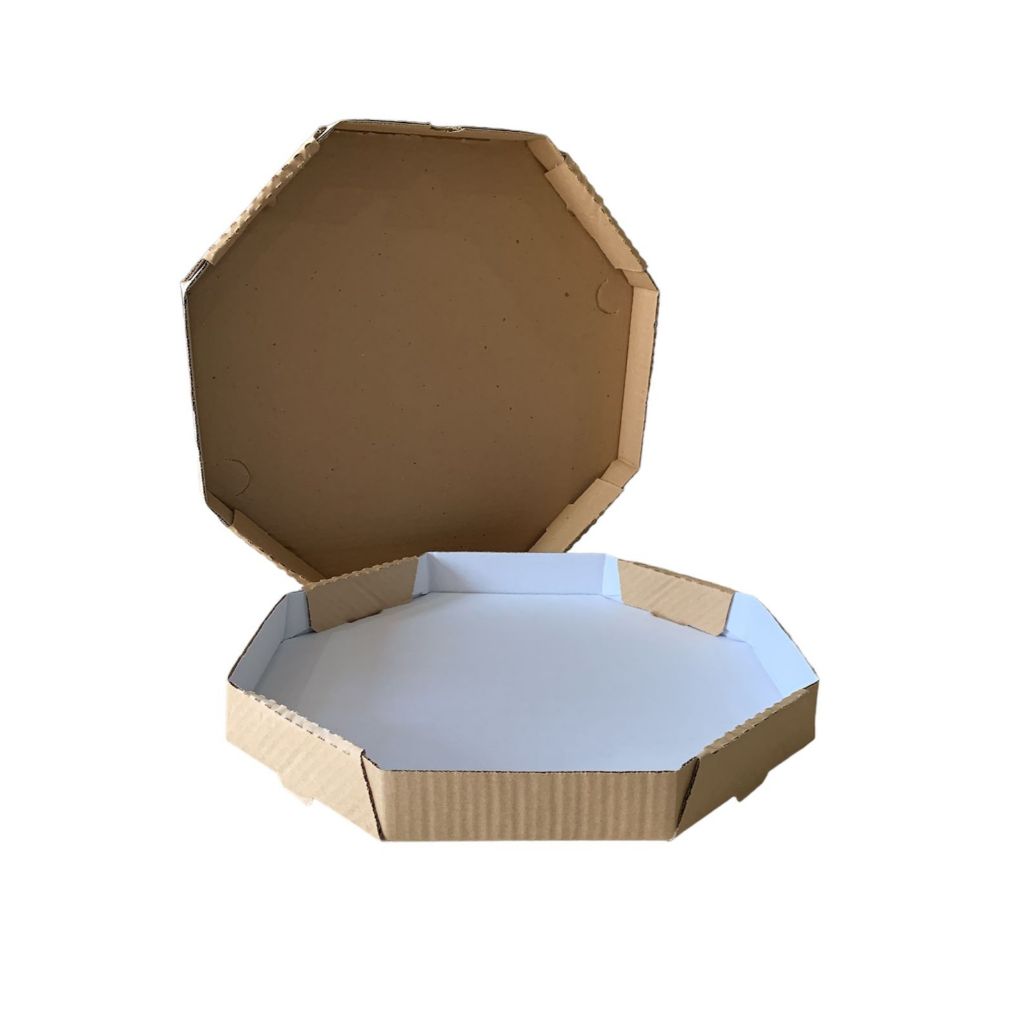Caixa de Papelão para PIZZA 35x35x4 (Oitavada) 35 Diâmetro