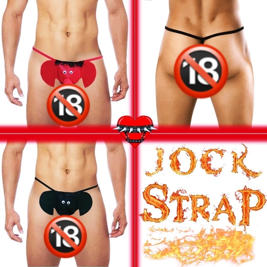 Cueca Jockstrap Elefante com Tromba Masculina