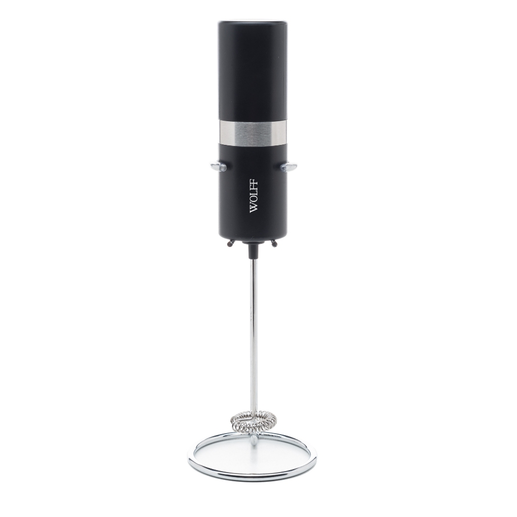 Mixer Elétrico para Bebidas de Aço Inox e Plástico com Suporte - Wolff em Oferta na Shopee