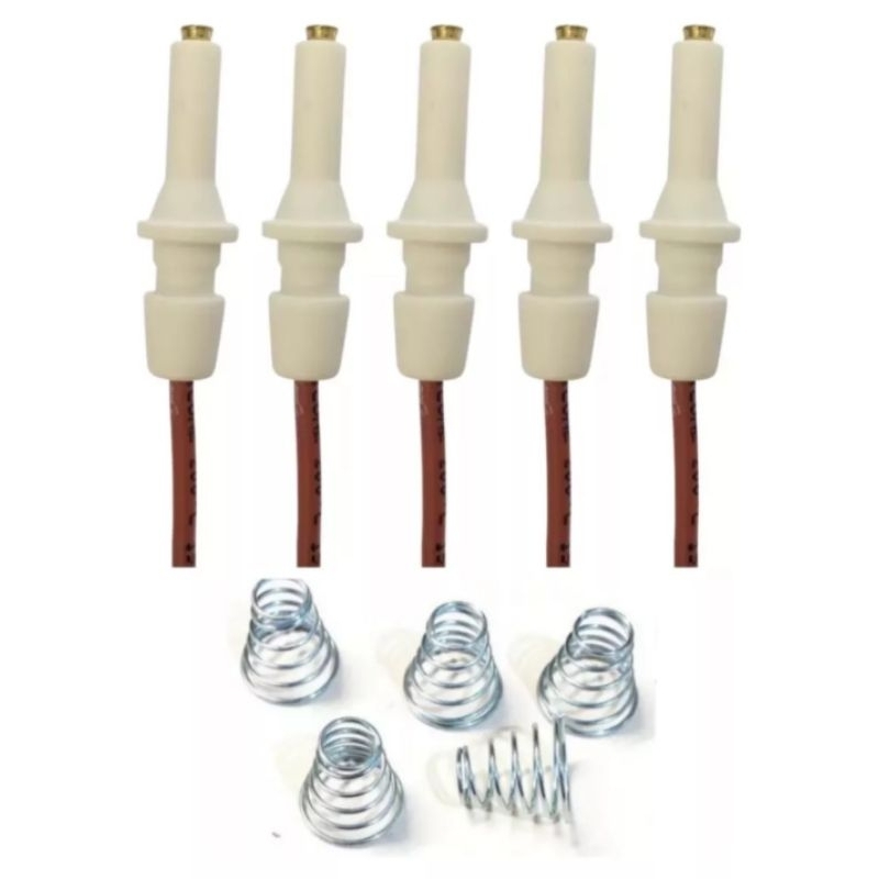 kit 5 velas com molas para fogão esmaltec jade glass polo fino em Oferta na Shopee