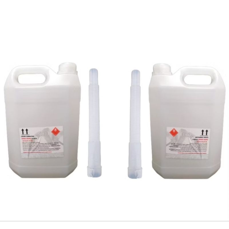 COMBO 2 GALÃO + FUNIL COMBUSTÍVEL 5 LT COM SELO INMETRO em Oferta na Shopee