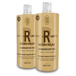 Kit Todatoda Shampoo e Condicionador Reconstrução Cabelos Danificados e Fragilizados em Oferta na Shopee