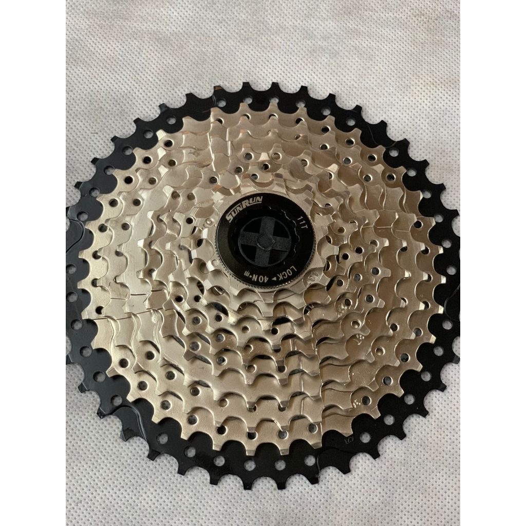 RODA LIVRE K7/10V.11/42 ULT.PRETA ARANHA ALUMINIO SUN RUN