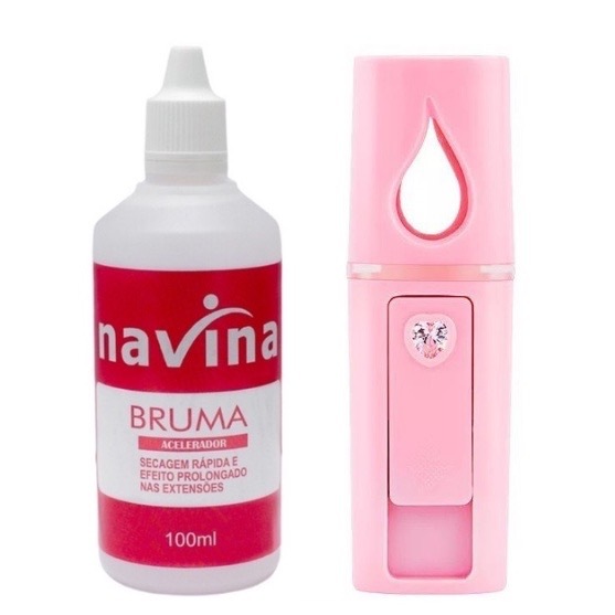 Kit Nano Mister Bruma P/ Alongamento De Lash Navina Hot Rushed em Oferta na Shopee