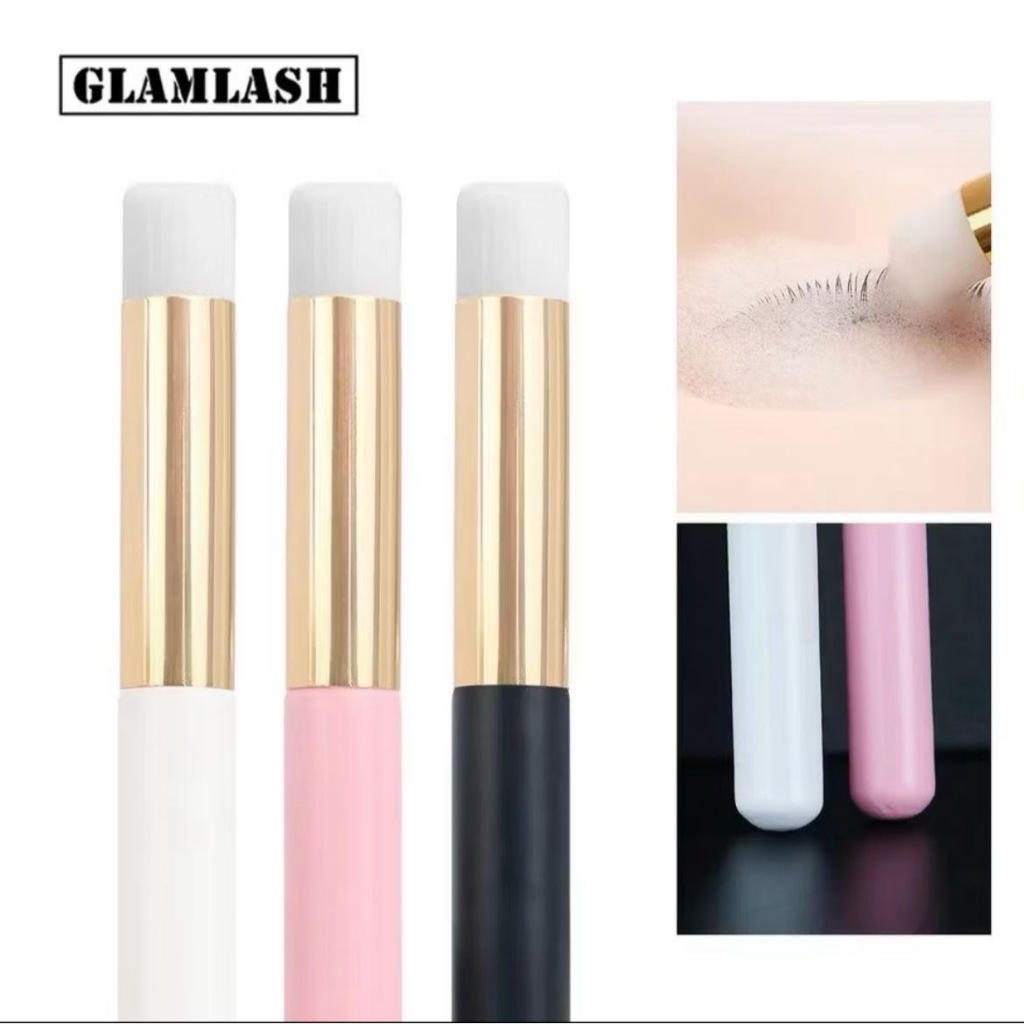 Kit com 12 Pincéis para Limpeza de Cílios Profissional Alongamento Higienização Precisão