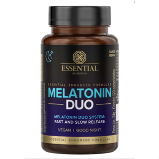 Melatonin Duo Essential Nutrition 120 Comprimidos em Oferta na Shopee