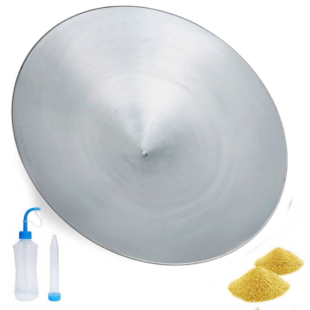 Bateia Aço Gavanizado 54cm Para Garimpo Mineração Ouro Diamante Grande Prospecção Ouro Tradicional