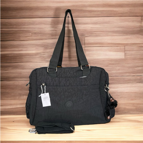 Bolsa Transversal Grande Em Nylon Espaçosa Cabe Notebook Uso Escolar Trabalho Faculdade