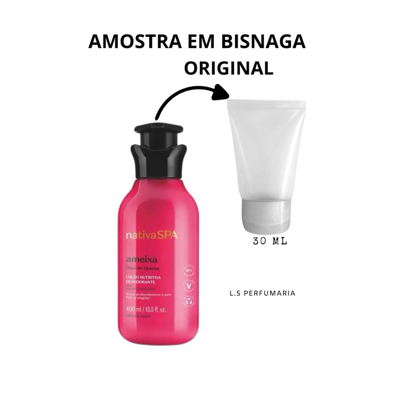 nativaspa ameixa hidratante 30 g boticario em Oferta na Shopee