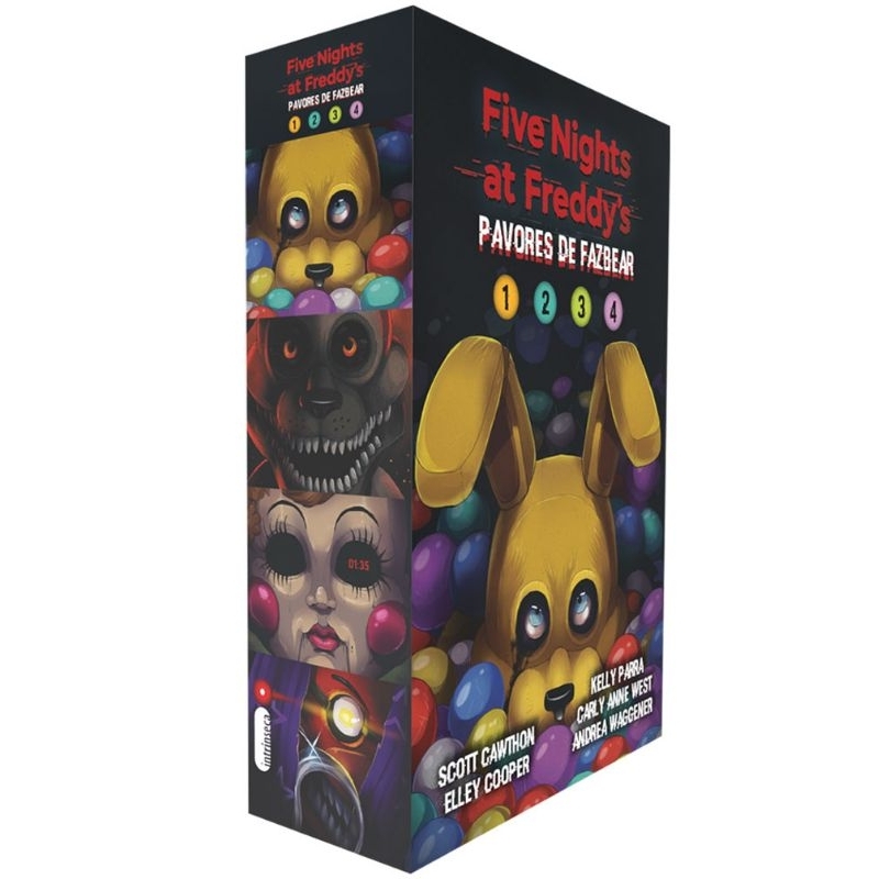 LIVRO BOX PAVORES DE FAZBEAR - Five Nights at Freddy’s