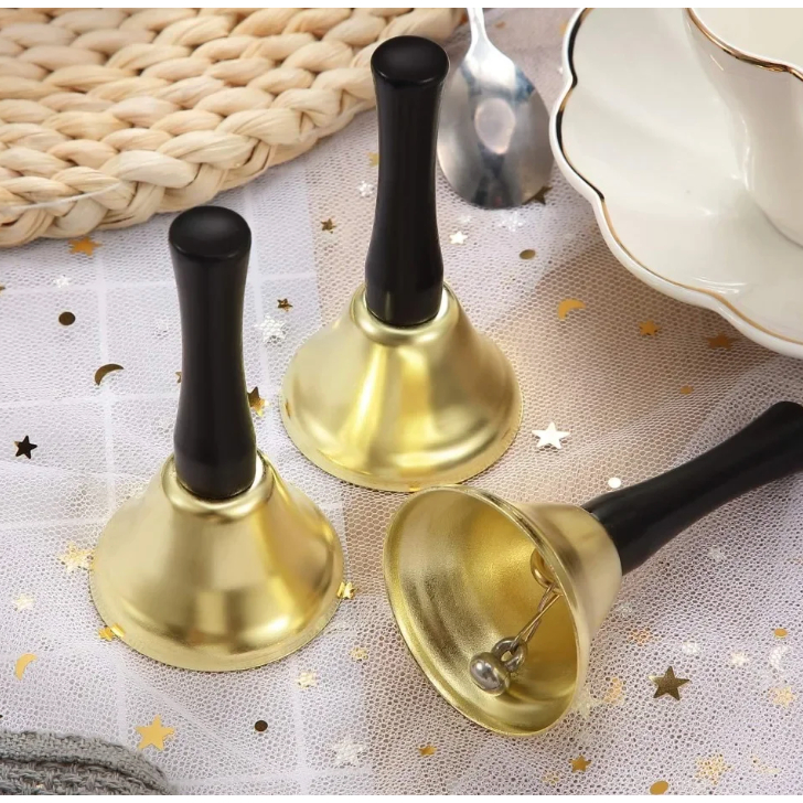 Sino de metal Sineta De Mão Pequeno Para Restaurante Cozinha Recepção Natal papai noel nobre recepção restaurante sino em Oferta na Shopee