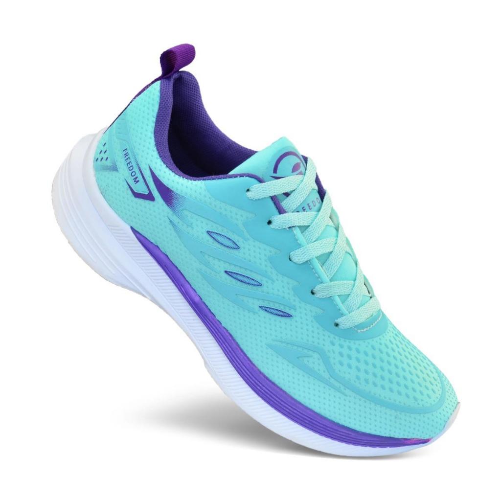 Tenis Masculino Escolar Academia Original FREEDOM Corrida Caminhada Lançamento VERDE AGUA em Oferta na Shopee
