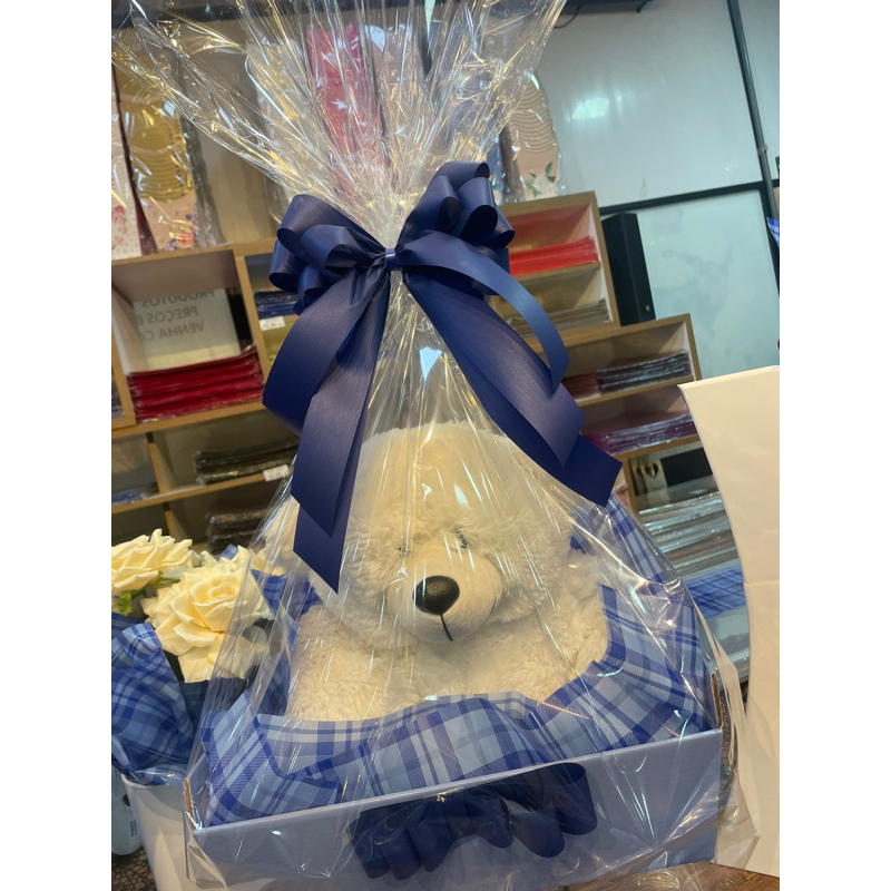 SACO 45X59 CM TRANSPARENTE DECORADO PARA EMBALAR /PRESENTE / MAE / MULHER / Com 10 ou 25 UNI em Oferta na Shopee