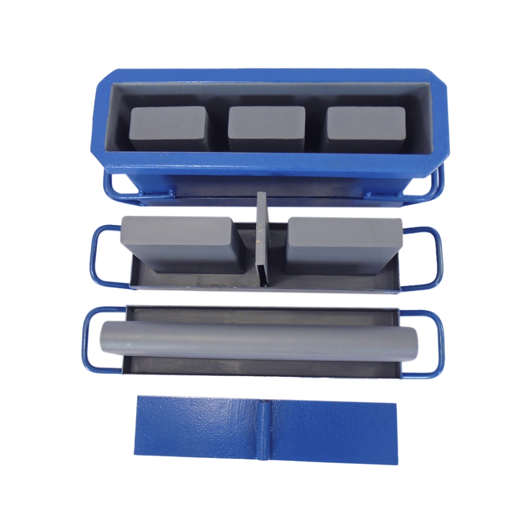 KIT FORMA BLOCO MEIO BLOCO E CANALETA 09X19X39 COM FUNDO 3F