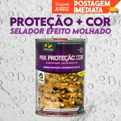 Pek Proteção Realce Cor Efeito Molhado Pisoclean 1lt