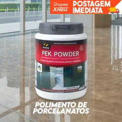 Pek Powder Pó Para Polimento de Porcelanatos e Ceranmicas Pisoclean 1Kg