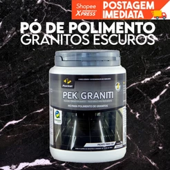 Pek Graniti Escuro Pisoclean 1kg Pó Para Lustre De Granitos