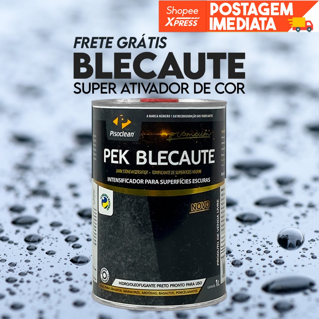 Pek Blecaute Pisoclean 1L Intensificador Para superfícies Escuras