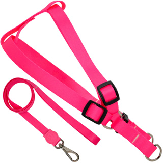 Guia Para Passeio Cachorro Coleira Peitoral Ajustável Luxo em Oferta na Shopee