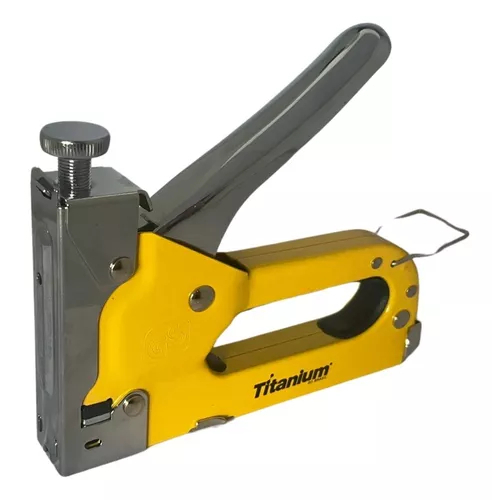 Grampeador Tapeceiro Profissional 4-14mm - Titanium
