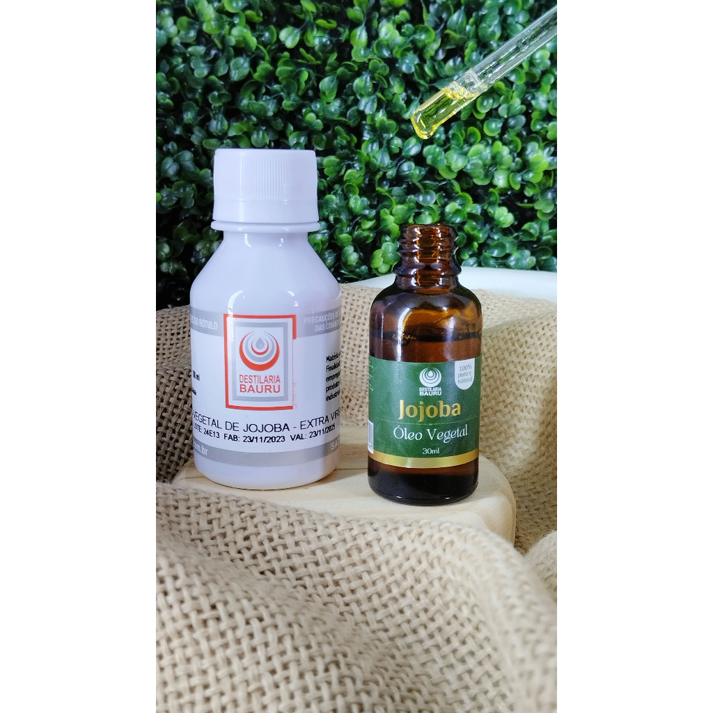 Óleo Vegetal Jojoba 100% Puro - Prensado a Frio - 30ml, 100ml