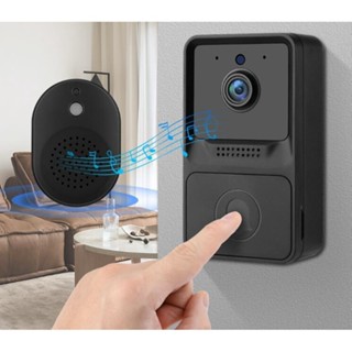 Campainha com câmera Wi-Fi sem fio inteligente com câmera de áudio e vídeo HD em Oferta na Shopee