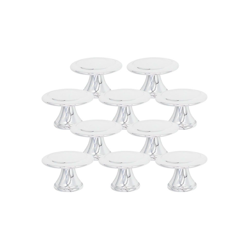 Kit 19 Puxadores Para Moveis Quartos Gaveta Closet Gaveteiro Redondo