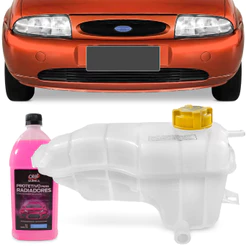 Reservatorio Agua Fiesta Zetec Courier 96 97 98 99 00 01 02 03 04 05 06 1.0 1.4 1.6 Com Tampa + 1 Litro Aditivo Radiador