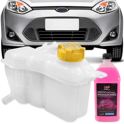 Reservatorio Agua FIesta 02 03 04 05 06 07 08 09 10 11 12 13 14 Sedan Hatch Com Tampa + 1 Litro Aditivo Radiador
