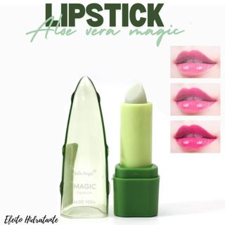 Batom Mágico Balm Lips-tick Aloe Vera Ação Hidratante Muda a Cor Ph/Temperatura Dos Lábios Maquiagem - Belle Angel em Oferta na Shopee