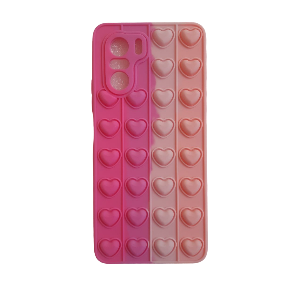 Capinha Pop it Fidget Toy Empurra Bolha Anti Stress Compatível com 11 11 pro 11s / POCO X3 / POCO X3 PRO / REDMI NOTE 10 10 s / NOTE 10 4G / NOTE 10S